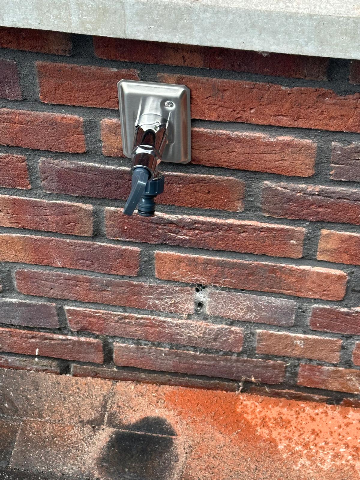 Voorbeeld van een vorstvrije buitenkraan